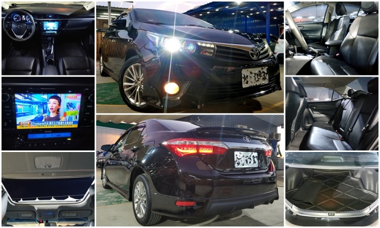 2014 Altis 1.8Z版 黑色、天窗、定速、LED頭燈、衛星導航螢幕